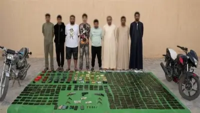 مصرع عنصر شديد الخطورة بأسيوط وضبط 720 كيلو مخدرات و72 قطعة سلاح