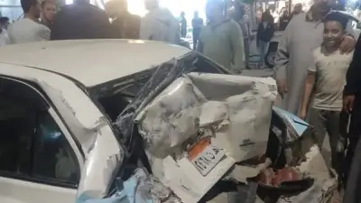 إصابة 9 أشخاص في حادث مروع بمرسى مطروح بعد دهس سيارة نقل مياه