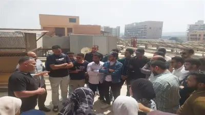 طلاب تكنولوجيا التعليم يزورون هيئة الطاقة المتجددة لدعم مشروع المدينة الذكية