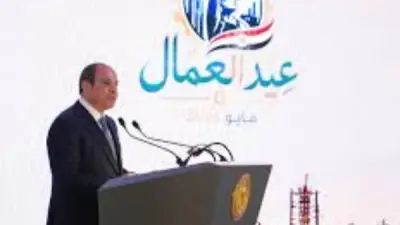 رئيس اتحاد نقابات عمال مصر: خطاب السيسي حمل رسائل إيجابية للعمال