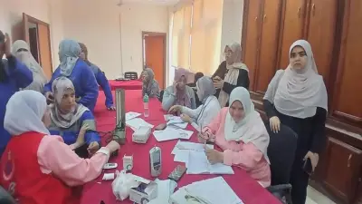 صيدلة المنوفية تقدم خدمات طبية ومبادرات رئاسية مجانا للحرم الجامعي