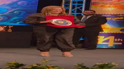 تكريم لجنة تحكيم مهرجان المركز الكاثوليكي للسينما في حفل الختام