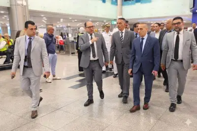 جولة تفقدية بمطار القاهرة الدولي لمراجعة الإجراءات الأمنية والتشغيلية
