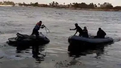 غرق مركب تنزه أسفل كوبري عباس بالجيزة وإنقاذ ركاب والبحث عن مفقود