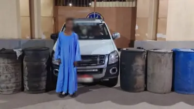 ضبط سيارة محملة بألف لتر سولار قبل بيعها بالسوق السوداء بأسوان