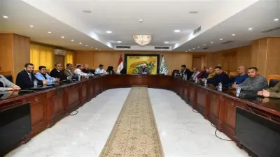محافظ الفيوم ونقابة الفلاحين يبحثان سبل تطوير القطاع الزراعي