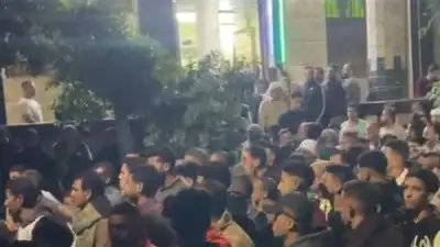 تشييع جثمان شاب قتل في مشاجرة دفاعا عن خطيبته ببنها