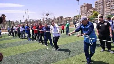 جامعة القاهرة تنظم يوماً رياضياً متكاملاً تحت شعار معاً على طريق النجاح