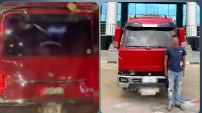 القبض على سائق ميكروباص بالجيزة لوضعه عبارات خادشة على الزجاج الخلفي