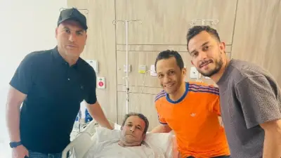 شوبير يطمئن الجماهير على حالة أيمن منصور الصحية بعد الجراحة
