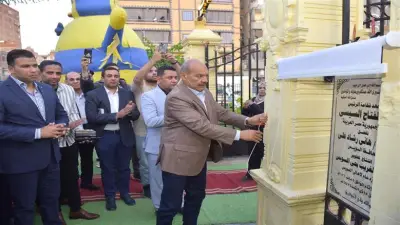 محافظ السويس يفتتح حديقة الغريب بعد تطويرها كمتنفس مجاني للأهالي