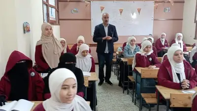 وكيل تعليم بني سويف يتفقد مدارس ببا لمتابعة سير العملية التعليمية