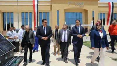 افتتاح وحدة التضامن الاجتماعي بجامعة بني سويف التكنولوجية