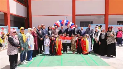 محافظ دمياط يفتتح مشروع تطوير مدرسة التجريبية المطورة بالأعصر