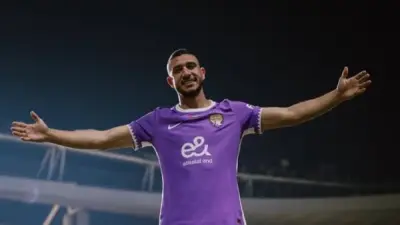 رامي ربيعة يقود العين لخماسية نظيفة أمام الشارقة في الدوري الإماراتي
