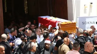 تشييع جنازة هاني شاكر بحضور نجوم الفن وبراءة فضل شاكر