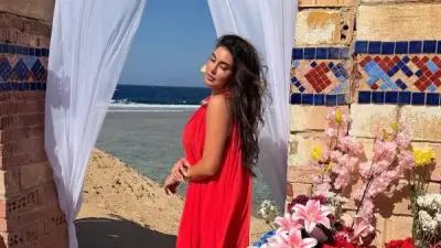 ياسمين صبري تروج لفيلم نصيب بصور من مرسى علم وتصف مصر بأجمل العبارات
