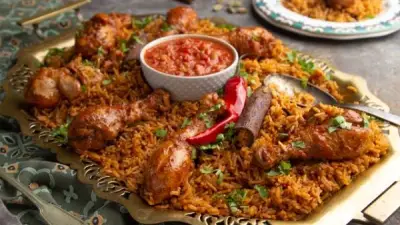 طريقة عمل دبابيس الفراخ المشوية بالأرز البسمتي زي المطاعم