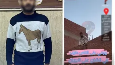 ضبط عاطل قذف نجارا بالحجارة من أعلى عقار بعين شمس لخلاف على ركن سيارة