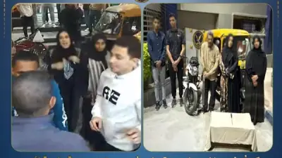 كشف حقيقة تعدي سائق توك توك وسيدتين على صاحب دراجة نارية بالشرقية