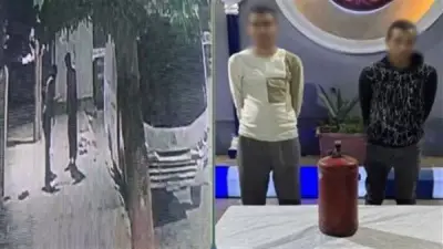 ضبط شخصين لسرقتهما طفاية حريق من ميني باص مدرسة بسوهاج
