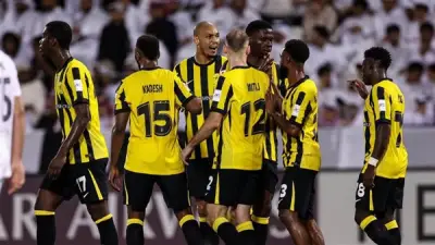 اتحاد جدة يتقدم على ضمك بهدف في الشوط الأول بالدوري السعودي