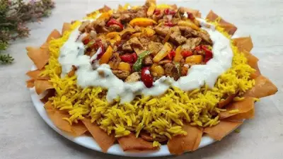 طريقة عمل فتة الشاورما بالفراخ في المنزل بأسهل الخطوات