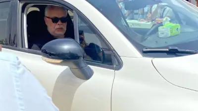 نجوم الفن يشيعون جثمان عبد الرحمن أبو زهرة بمسجد الشرطة في الشيخ زايد