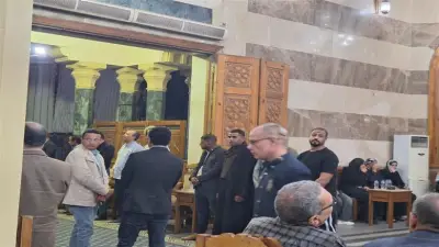 عزاء الكاتب الصحفي سيد العديسي بمسجد عمر مكرم بحضور حاشد