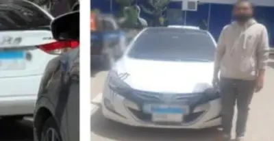 ضبط مندوب مبيعات طمس لوحات سيارته للهروب من الرادارات بالشرقية