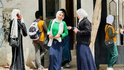 طلاب الإعدادية الأزهرية: امتحانات الفقه والنحو في مستوى الطالب المتوسط