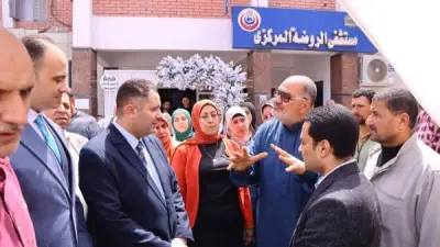 محافظ دمياط يفتتح أعمال تطوير مستشفى الروضة المركزي