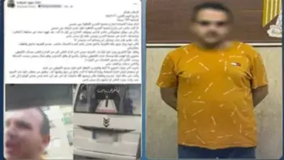 ضبط سائق ميكروباص تعدى على تاجر بسبب أولوية المرور في عين شمس
