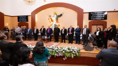 رئيس الطائفة الإنجيلية يشارك في تنصيب شيوخ وشمامسة الكنيسة التاريخية بأسيوط