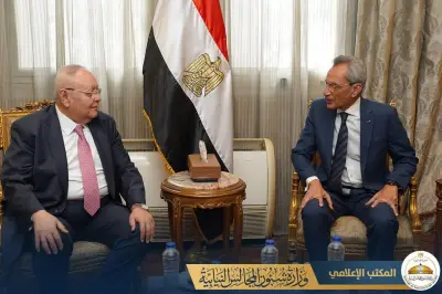 وزير شؤون المجالس النيابية يستقبل رئيس مجلس الدولة لبحث آليات التعاون المشترك