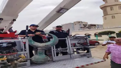 تحرك فوري من الأوقاف والحماية المدنية لترميم مئذنة مسجد بزهراء مدينة نصر