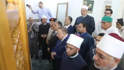 وزير الأوقاف ومحافظ الشرقية يزوران ضريح الإمام عبد الحليم محمود