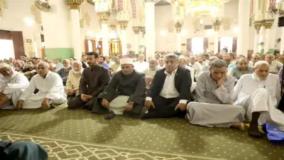 ترجمة خطبة الجمعة بلغة الإشارة بمسجد عمر بن عبدالعزيز في بني سويف