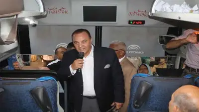سوهاج تودع أفواج حجاج الجمعيات الأهلية وتوفر سبل الدعم والرعاية