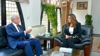 وزيرة التنمية المحلية تبحث مع مستشار رئيس الجمهورية مشروعات التطوير بالمحافظات