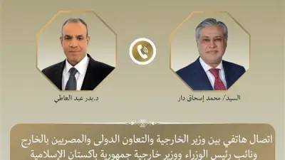 وزير الخارجية يبحث مع نظيره الباكستاني العلاقات الثنائية والتوتر الإقليمي