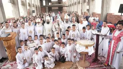 الأنبا فيلوباتير يرسم شمامسة الخدمة في إيبارشية أبوقرقاص