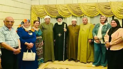وفد من بيت العائلة المصرية يزور مسار العائلة المقدسة بسمالوط
