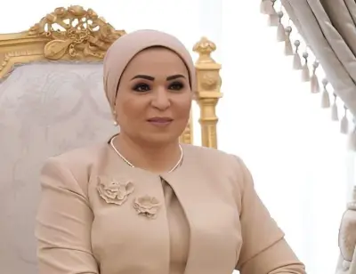 السيدة انتصار السيسي تشهد احتفالية فرحة مصر بث مباشر