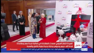 انتصار السيسي: سعدت بالمشاركة في فرحة مصر واللي يفرح الناس يفرحنا