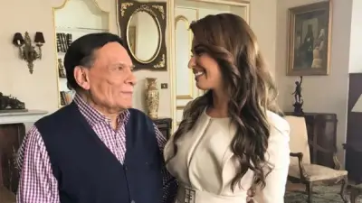 مي سليم تهنئ عادل إمام بعيد ميلاده وتشيد بحماقي