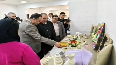 رئيس جامعة العريش يختتم الأنشطة الطلابية بكلية الاقتصاد المنزلي