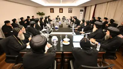 البابا تواضروس يتابع أعمال لجان المجمع المقدس في اجتماعاتها السنوية