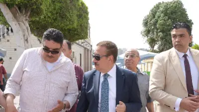 محافظ بورسعيد يشارك في اليوم الترفيهي للمسنين بنادي السلام البحري