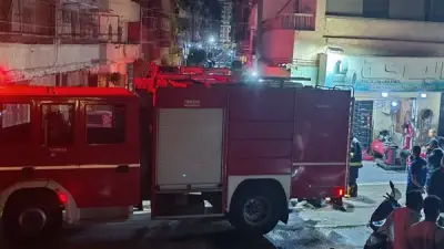 إخماد حريق في مخبز بمول تجاري بالعبور دون خسائر بشرية